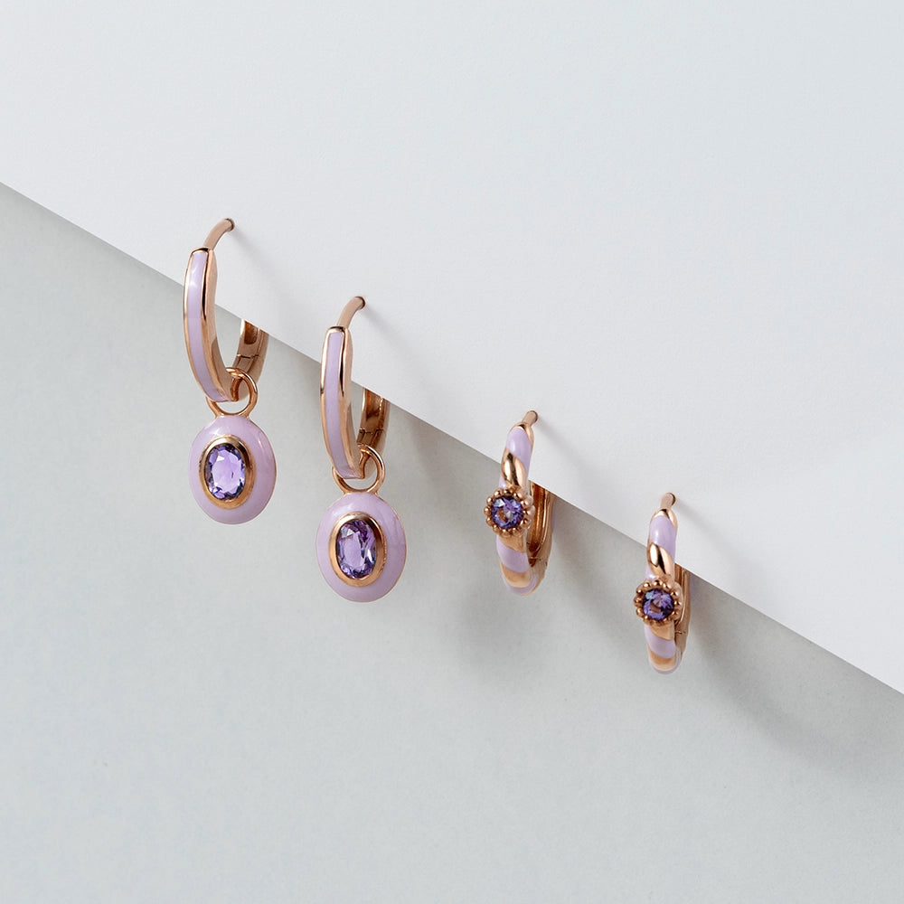 Rose Gold Plated Earrings