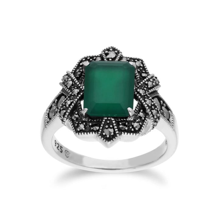 art-deco-style-baguette-green-chalcedony-marcasite-ring-in-925-sterling-silver-214r570809925