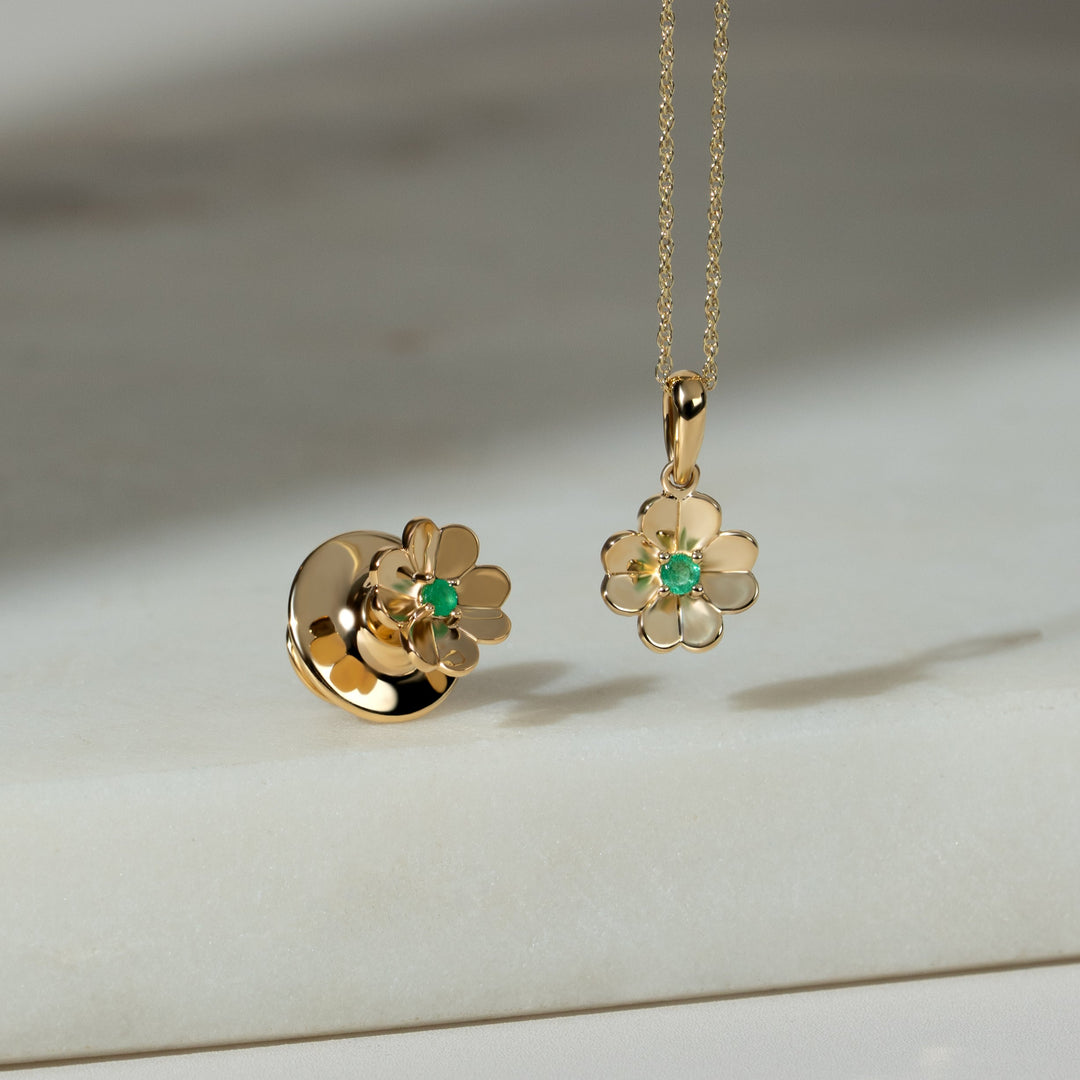Gardenia Smaragdklee Pin
